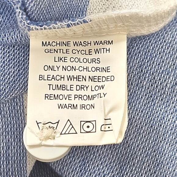 IZOD Men's Polo Shirt 3X Big & Tall Blue White Striped Old Money Preppy Golf Top - Picture 5 of 11